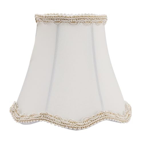 Fuloon Modern European Style Droplight Wall Lamp Candle Chandelier Lamp Shade 6 pcs Set (White) - Image 4