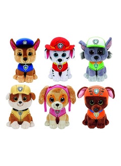 نيبمينينت دمية محشوة على شكل حيوان بتصميم شخصية روكي من برنامج الرسوم المتحركة "Paw Patrol" تشكيلة بيني بوس للأطفال عمر 3 سنوات فأكثر 7بوصة  - Image 2