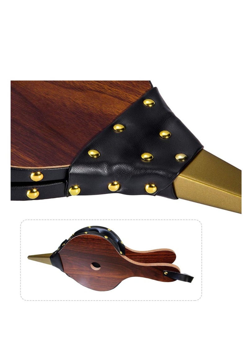 SYOSI 15.5" × 6.69" منفاخ مدفأة من الخشب المركب - منفاخ هواء خشبي للشواء - منفاخ هواء خشبي كبير للمدفأة الخارجية، الشواء، ملحقات الموقد الداخلي (خشب مركب) - Image 5