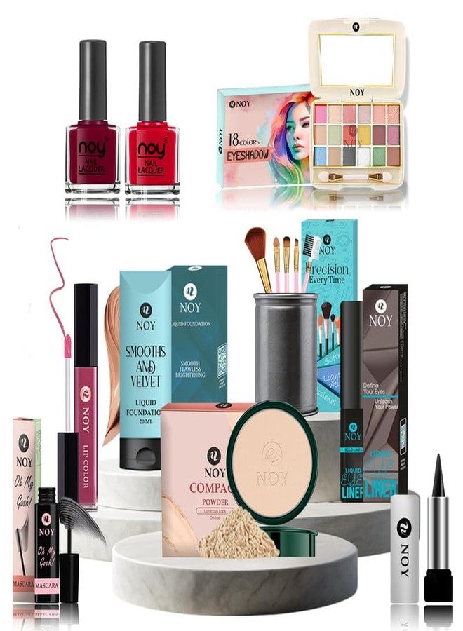 NOY Beauty Essentials Makeup Kit Offers Professional Grade Formulas For Long Lasting Beauty Pack of 14 pcs #474 - Image 2