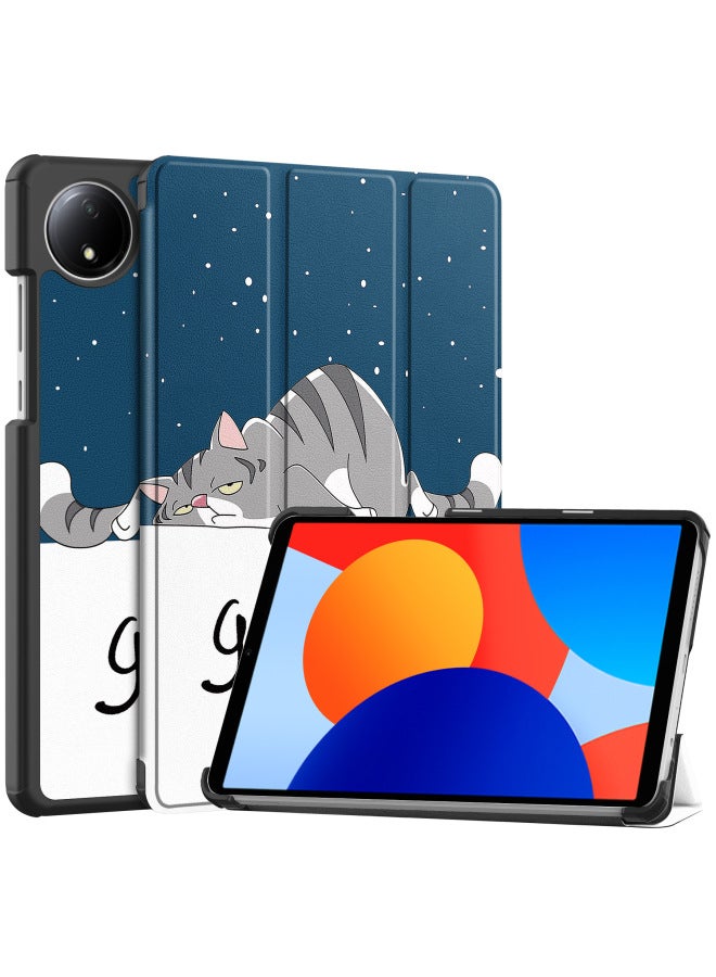 For Xiaomi Red Rice Redmi Pad SE 8.7 Tablet PC Protective Case 8.7 Inch Bracket Leather Case