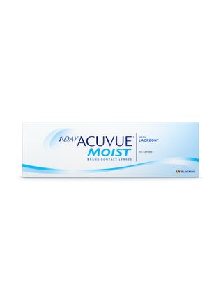 1-Day Acuvue Moist Contact Lenses -30 Pack (-4.00)
