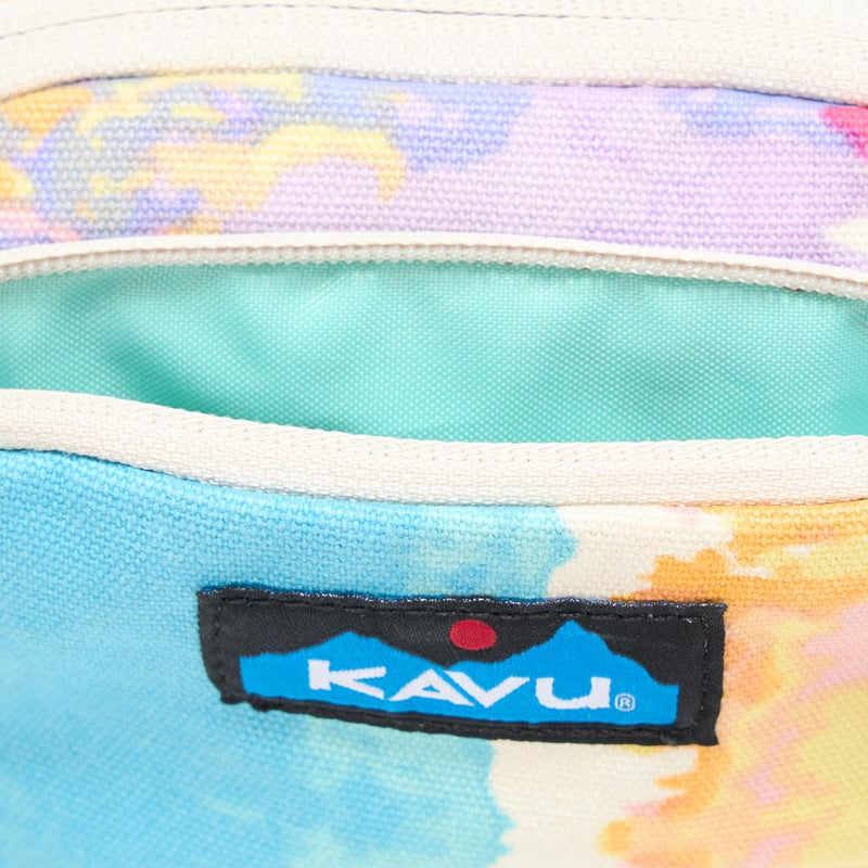 KAVU Go Time Bi-Fold Crossbody Wallet with Rope Strap, Beach Tie Dye - Image 4