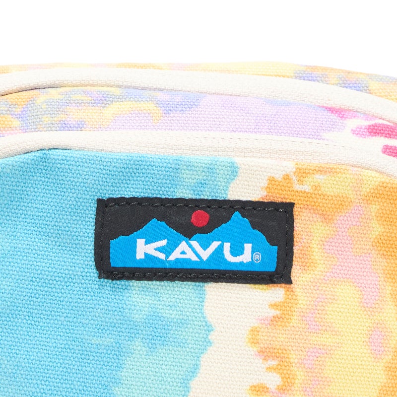 KAVU Go Time Bi-Fold Crossbody Wallet with Rope Strap, Beach Tie Dye - Image 3