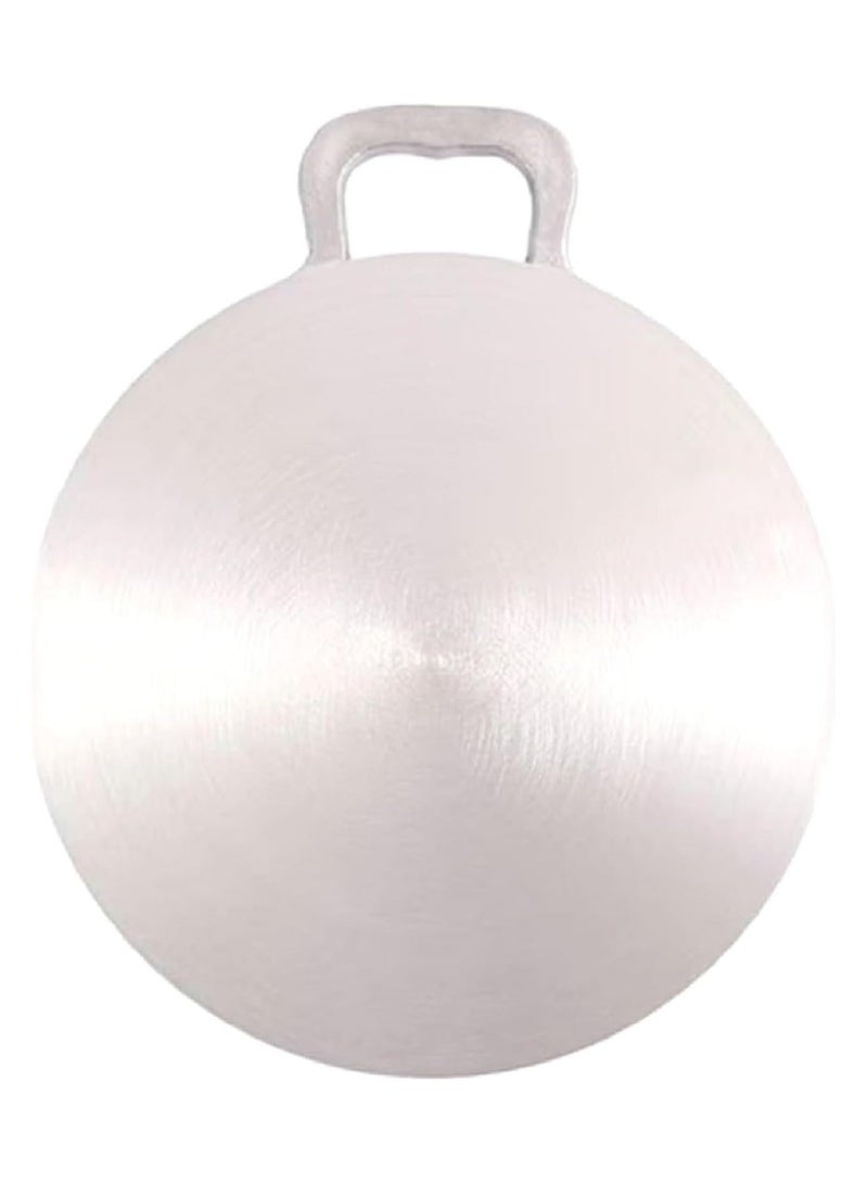 AMM Aluminum Arabic Tawa for Arabic Bread, Tortilla, Regag, Roti, Crepe, and Dosa Maker 14-Inch- Silver" - Image 1
