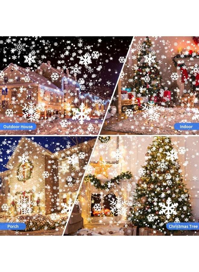 Ru syanl Outdoor/Indoor Decorative Lighting Projector Light - Waterproof & Adjustable LED Winter Snowflake Projector Lights for Halloween, Christmas, Home Birthday Party and Garden Decoration - Image 5