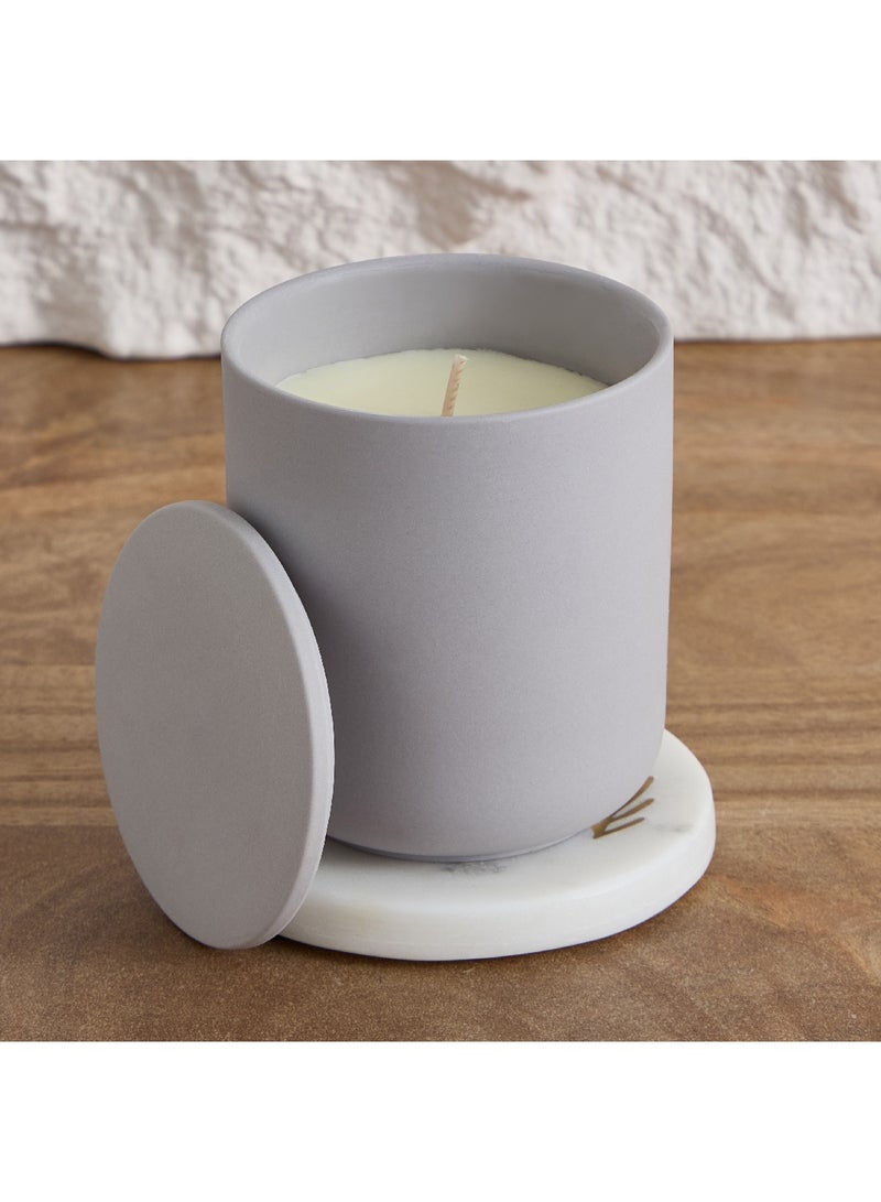 Home Box Roura Cozy Wool Ceramic Glass Candle 250 g - Image 1