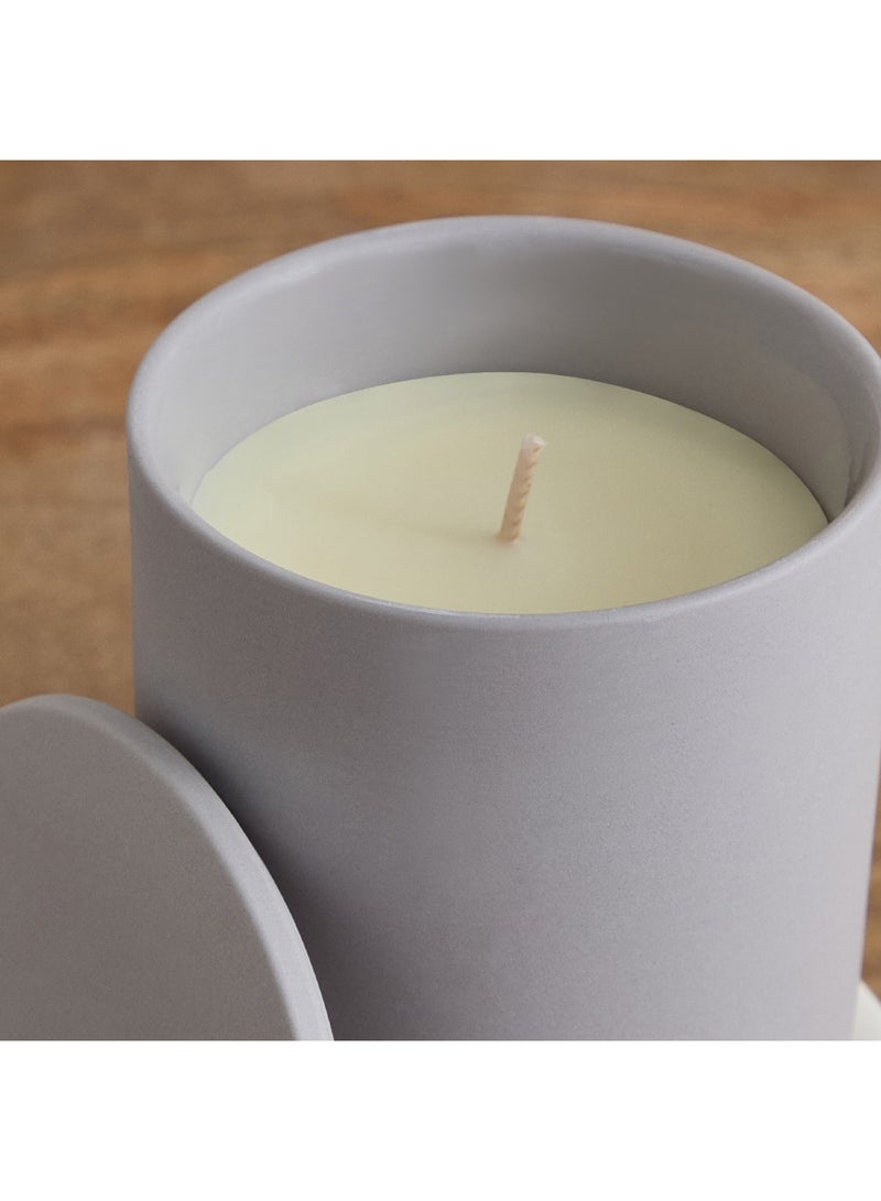 Home Box Roura Cozy Wool Ceramic Glass Candle 250 g - Image 3