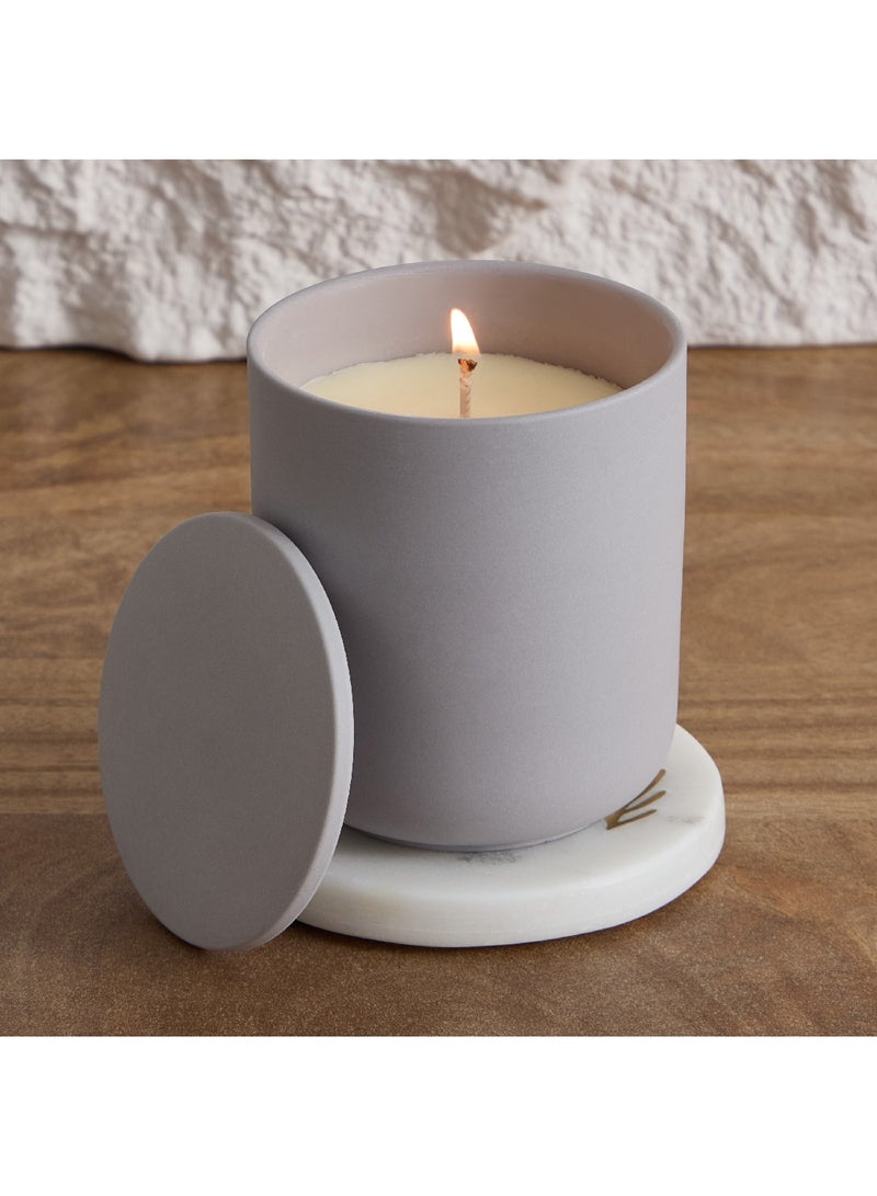 Home Box Roura Cozy Wool Ceramic Glass Candle 250 g - Image 2