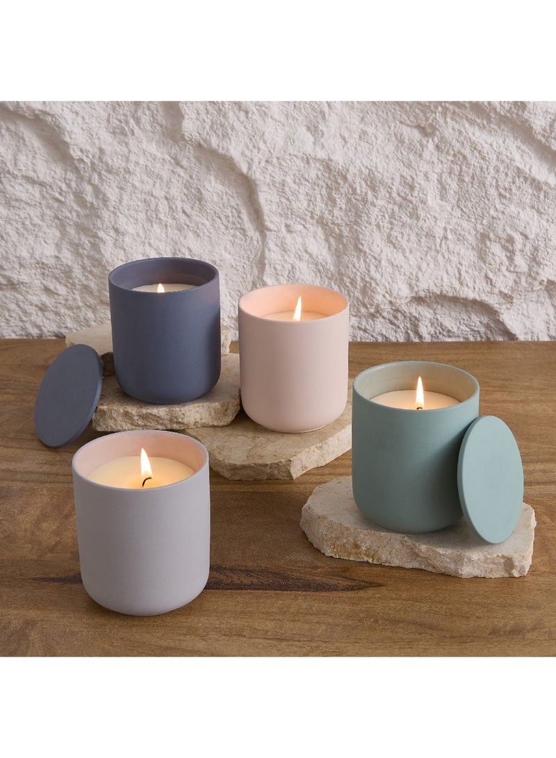 Home Box Roura Cozy Wool Ceramic Glass Candle 250 g - Image 5