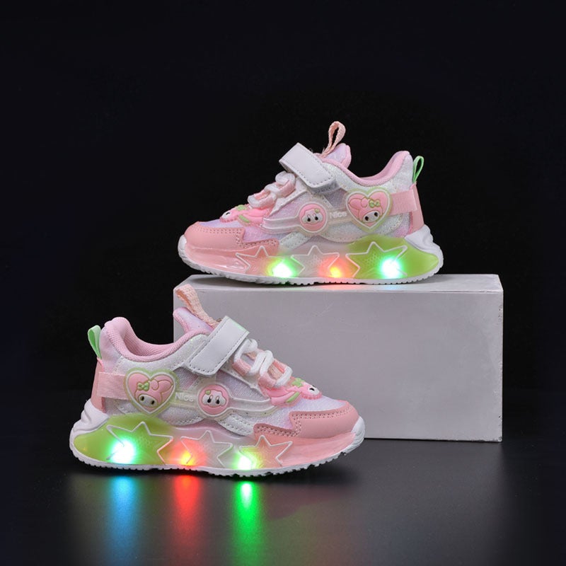 Mesh Sneakers Lightweight Flexible Sole Walking Shoes For Kids Indoor And Outdoor Activities - Image 3