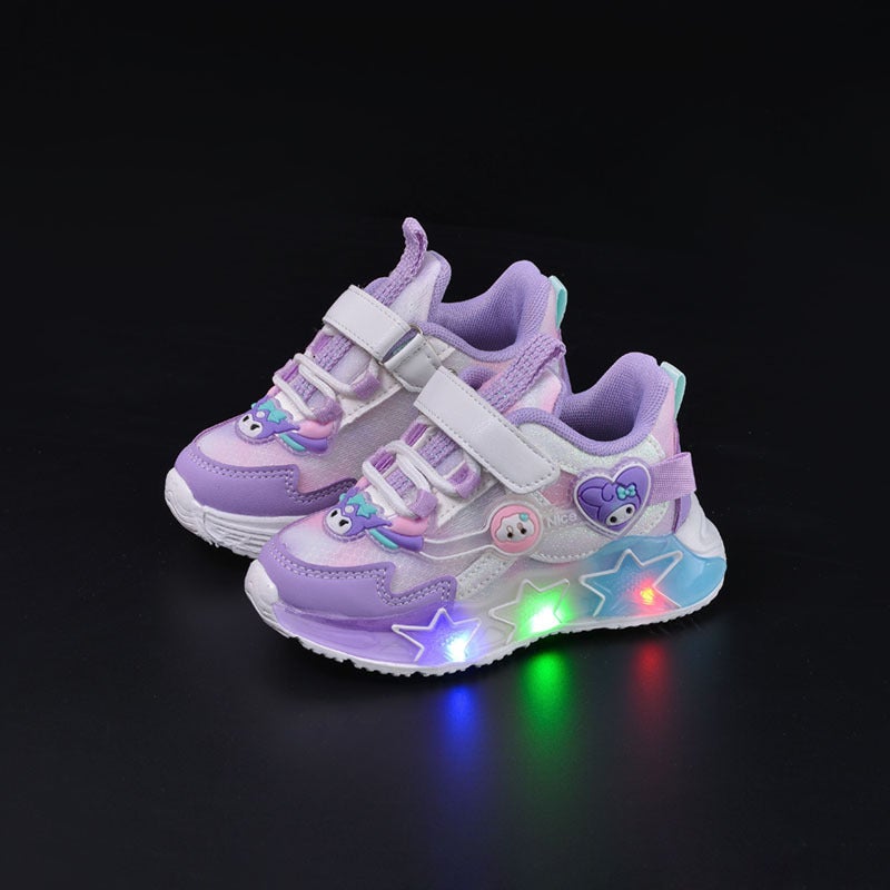 Mesh Sneakers Lightweight Flexible Sole Walking Shoes For Kids Indoor And Outdoor Activities - Image 1