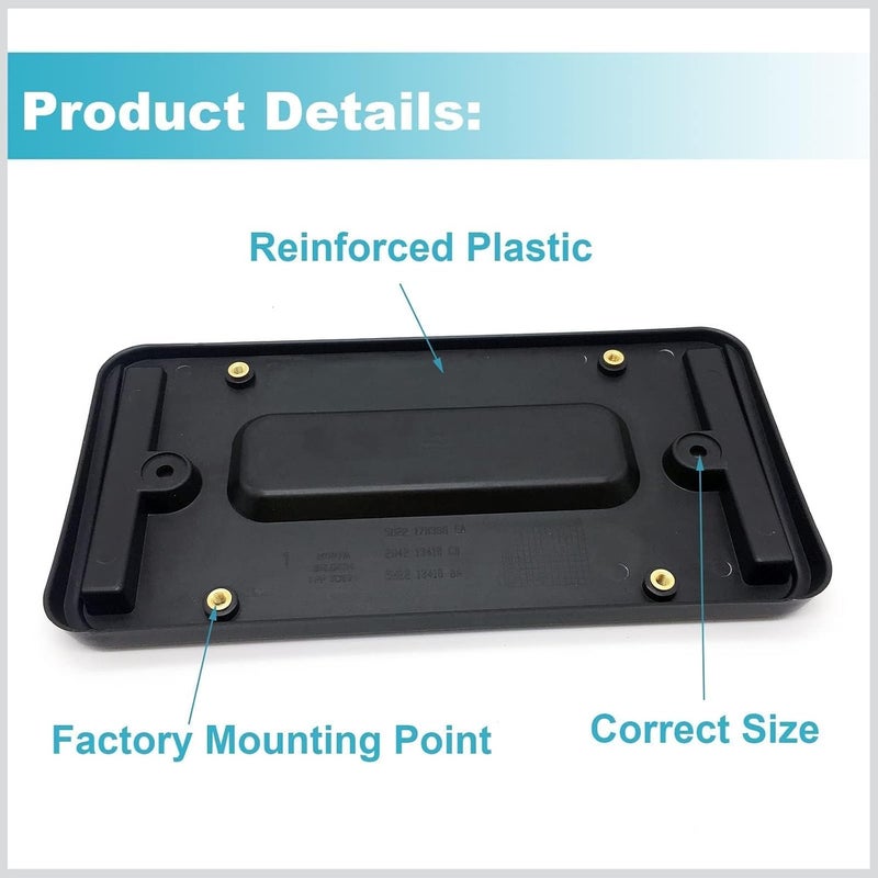 Ensun LR019327 Rear License Plate Holder Bracket for Range Rover Models - Image 4