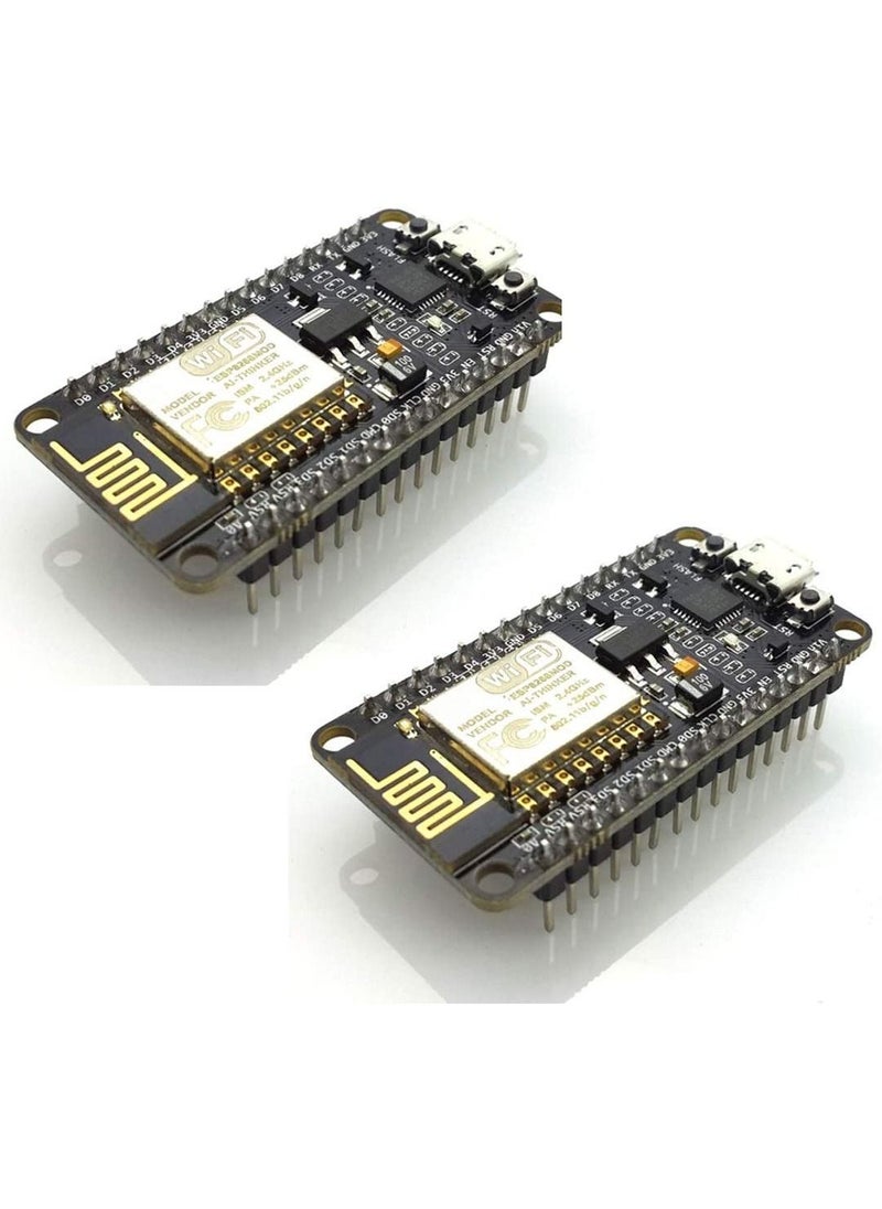 Generic 2 Pcs NodeMCU ESP8266 CP2102 NodeMCU WiFi Serial Wireless Module  - Image 1
