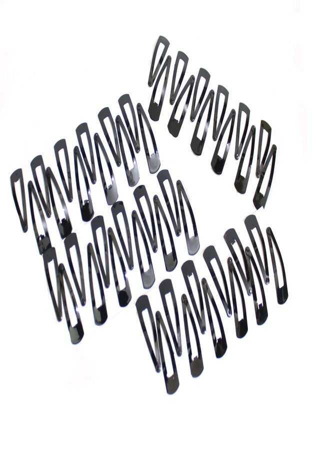 Kalaneet Combo of 30pcs Hair Rubber Band Black and 30pcs Tik Tak Clips Black - Image 3