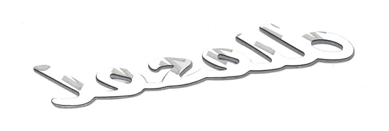 Incognito Diesel Emblem Sticker for Car Fuel Tank, Metal (Gold) - Image 3