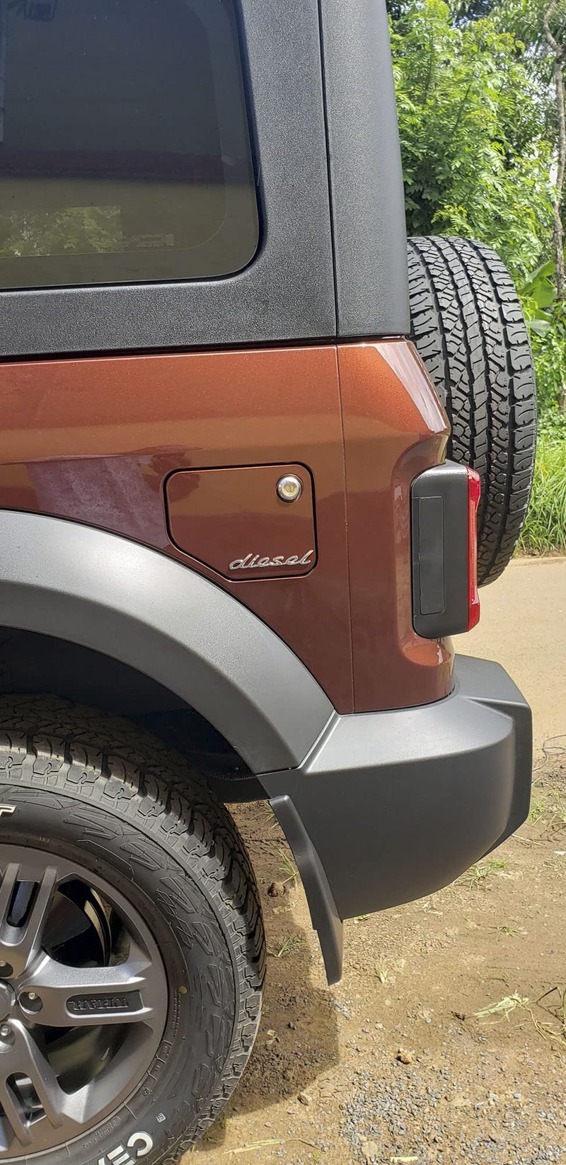 Incognito Diesel Emblem Sticker for Car Fuel Tank, Metal (Gold) - Image 4