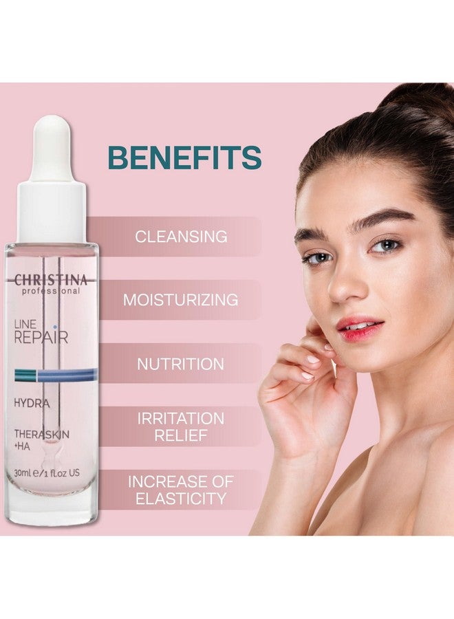 -CHRISTINA- Christina Line Repair Hydra Theraskin +HA Face Serum - 30 ml - Wrinkle Smoother, Hyaluronic Acid and Hygroplex Facial Serums for Aging Skin - For Dry, Normal and Oily Skin Types - Image 5