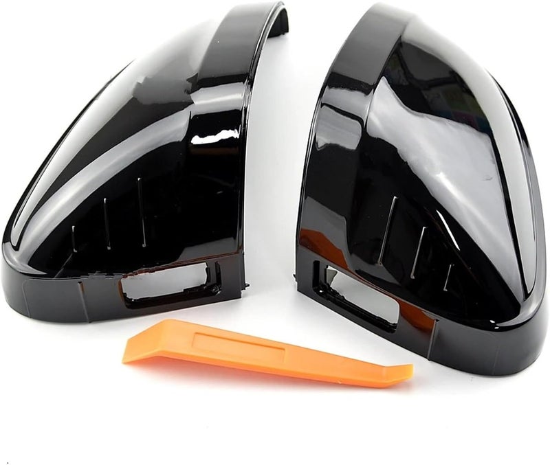 Door Wing Mirror Cover 1 Pair for A4 S4 B9 for A5 S5 RS4 8W0 Car Side Rearview Wing Mirror Cover Cap Housing 857 527 8W0 857 - Image 1