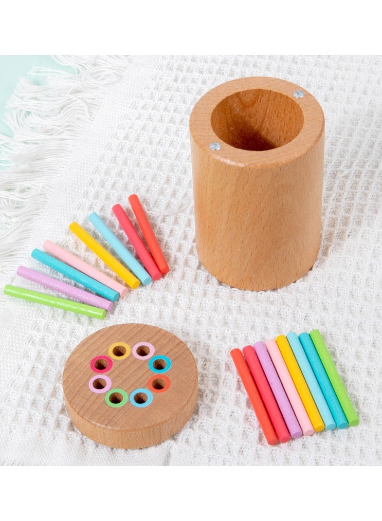general Montessori Toys for 1-3 Year Old: Wooden Learning Color Sorting Toys for Toddlers Age 1 2 3, Educational Fine Motor Developmental Sensory Matching Games, 12-36 Month Old Baby Boys Girls Gifts - Image 3