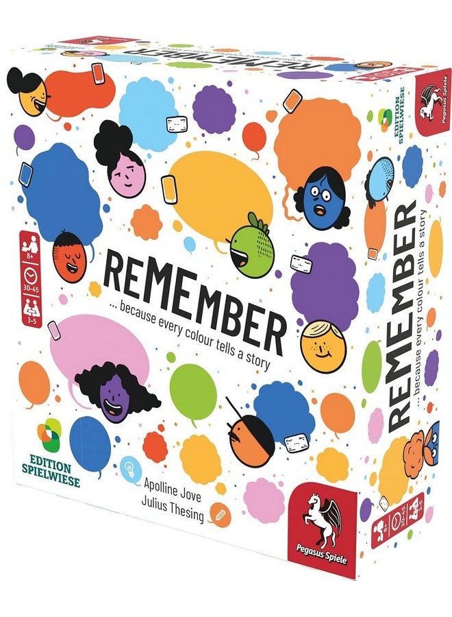 Pegasus Spiele Remember - Card Game 3-5 Players - Card Games for Family - 10-30 Minutes of Gameplay - Games for Family Game Night - Card Games for Kids and Adults Ages 8+ - English Version - Image 2