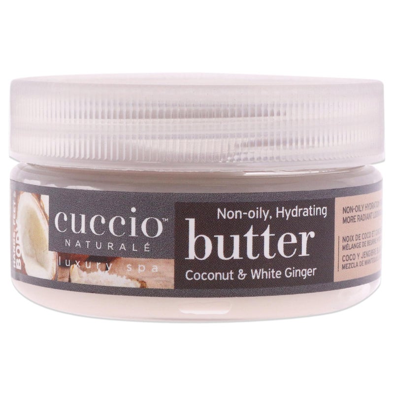 Cuccio Naturale Butter Babies  UltraMoisturizing Renewing Scented Body Cream  Deep Hydration For Dry Skin Repair  Made With All Natural Ingredients  Tower Coconut  White Ginger  15 Oz