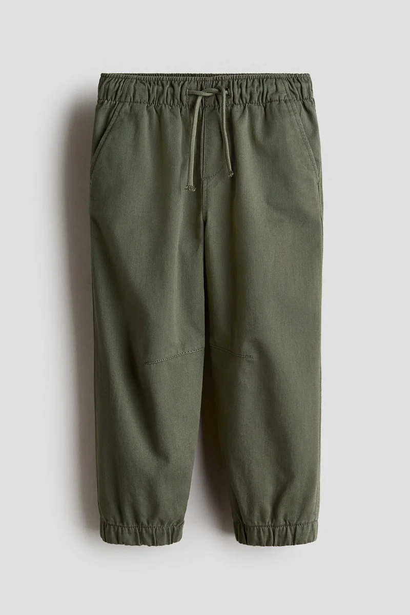 H&M Cotton twill joggers