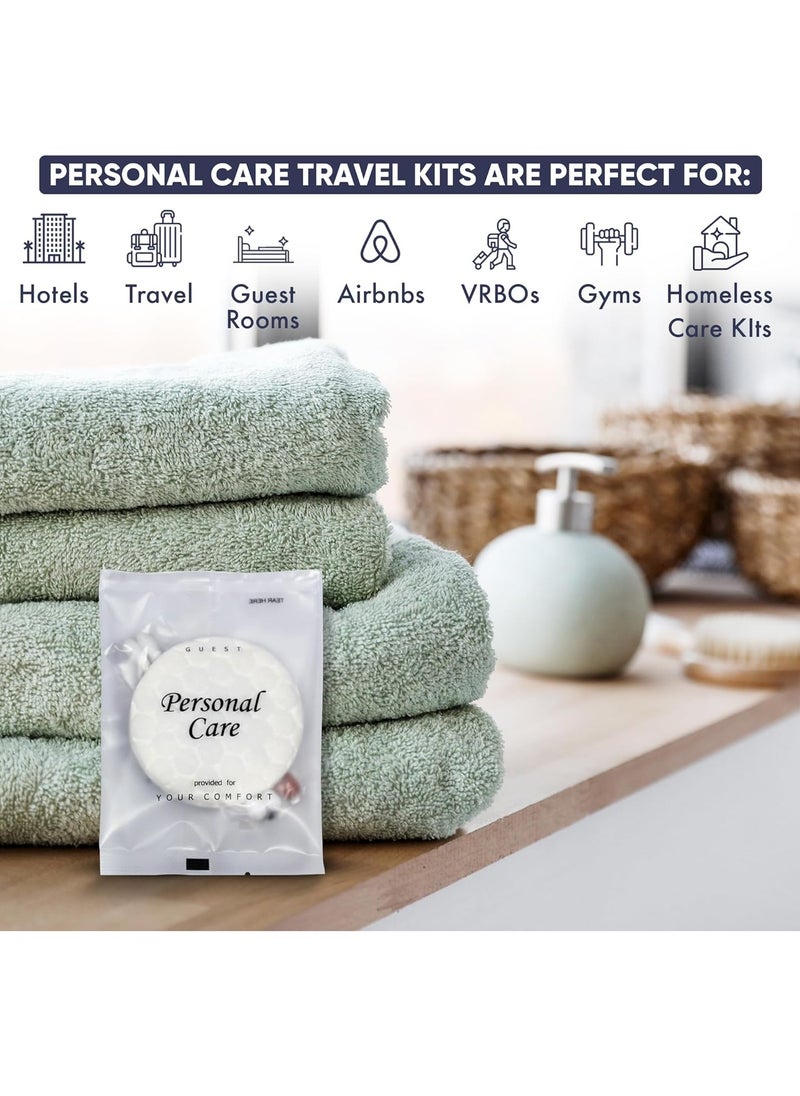 1-Shoppe All-in-Kit 1-Shoppe All-in-Kit | Personal Care Kit Frosted Sachet Wrap | Hotels and Vacation Rentals | (Case of 50)  - Image 4