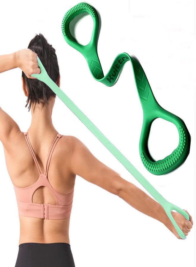 Kvittra Figure 8 Resistance Band, Arm Back Shoulder Exercise Elastic Rope Stretch Fitness Band, Foot, Leg, Hand Stretcher, Arm Exerciser for Yoga Pilates Stretching Physical Therapy, Home Gym Workout - Image 1