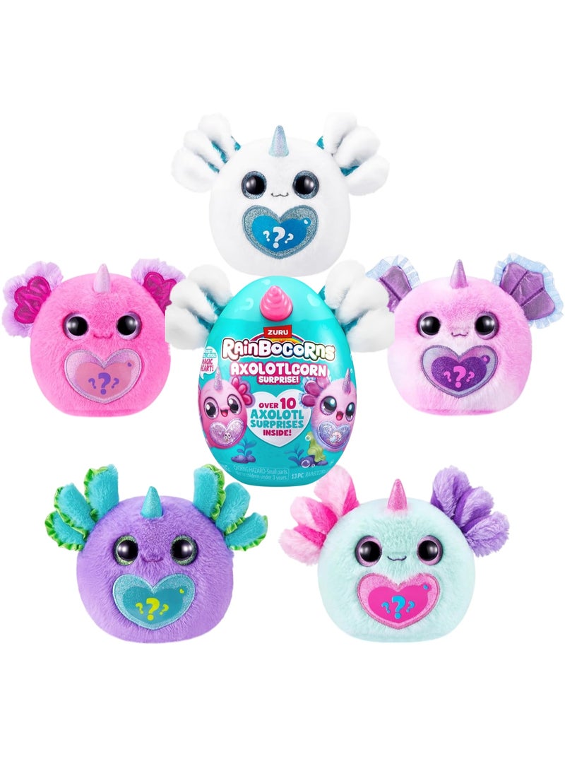 ZURU Rainbocorns Axolotlcorn Surprise by ZURU - Collectible Plush Toy for Kids 3+ - Image 5