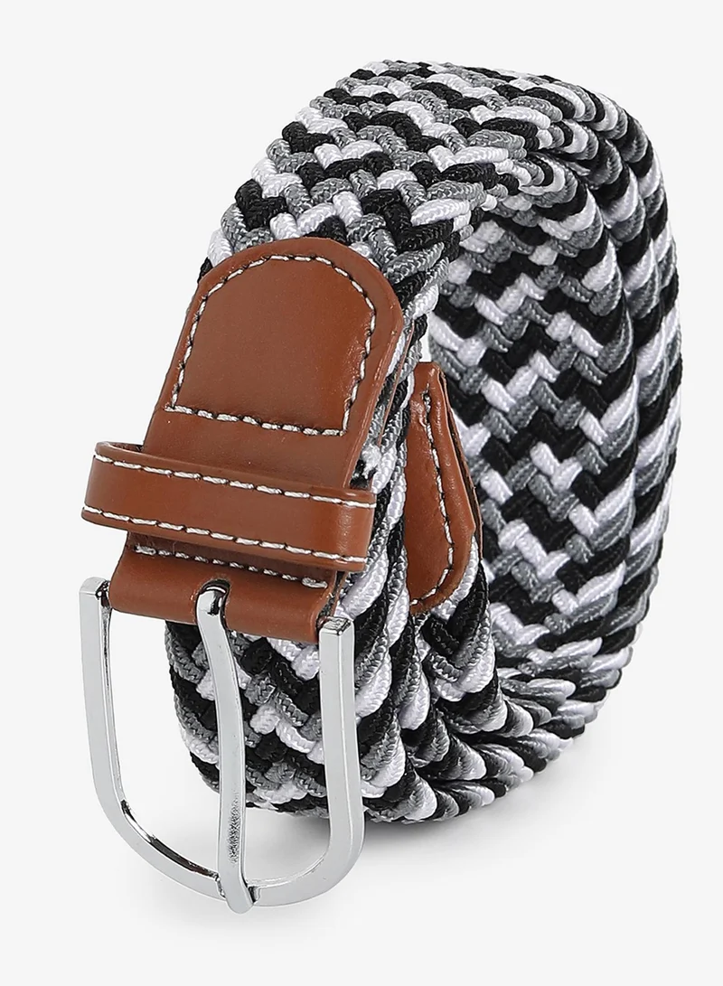 صوص هاوت حزام خصر متعدد الألوان بنقوش بارزة