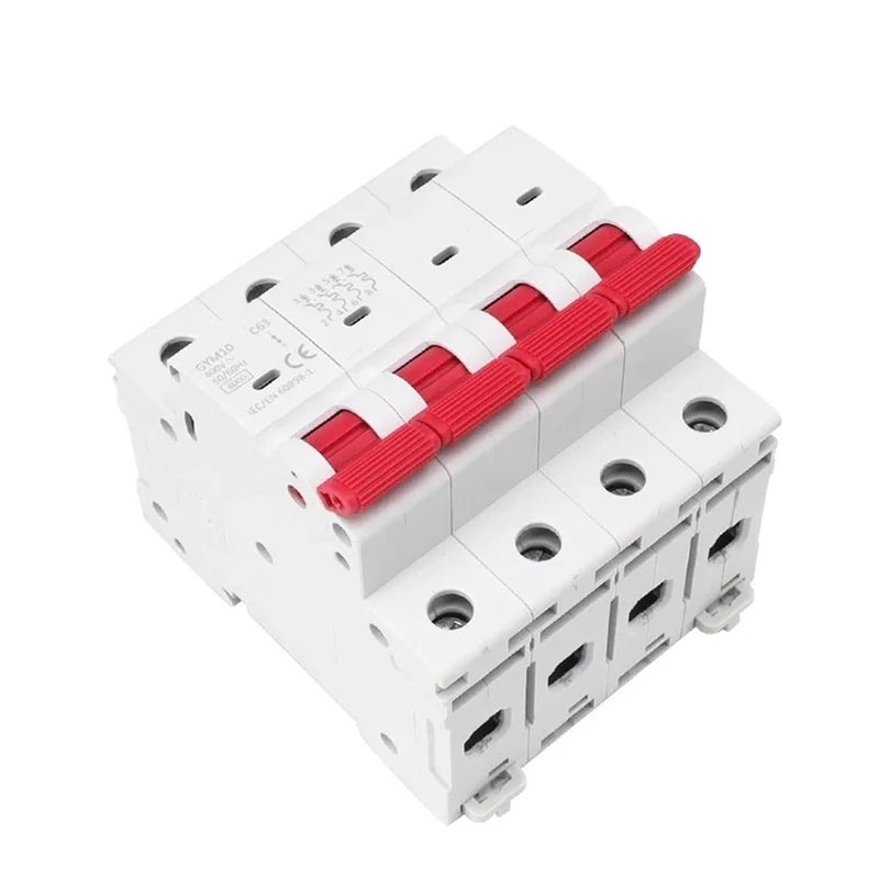 قاطع دائرة مصغر منحنى C رباعي الأقطاب 6A 10A 16A 20A 25A 32A 40A 50A 63A 220V 400V 6KA - Image 3