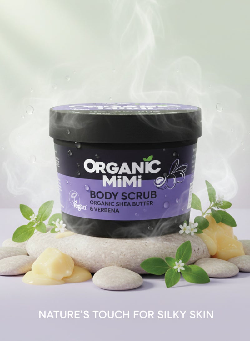 Organic Mimi Shea & Verbena Body Scrub 120g - Image 3