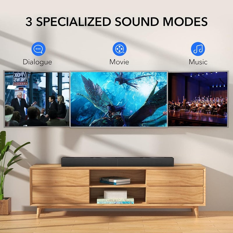 LARKSOUND Sound Bar for TV, Surround Sound System, TV Speaker Soundbar with Bluetooth/HDMI Arc/Optical/AUX/USB, 31 inch - Image 2
