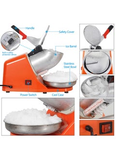 F2C F2C 300W Electric Ice Shaver Shaved Machine Shaver Shaved Icee Snow Cone Maker 143 lbs New 300W  - Image 5
