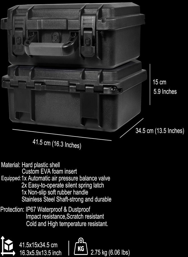 ليكوفي حقيبة حمل صلبة مقاومة للماء من Lekufee لطائرات DJI Mavic 3 Pro/Classic/Combo/Cine و RC Pro/RC 2/RC- N3/N2/N1 وملحقاتها (الحقيبة فقط) - Image 4