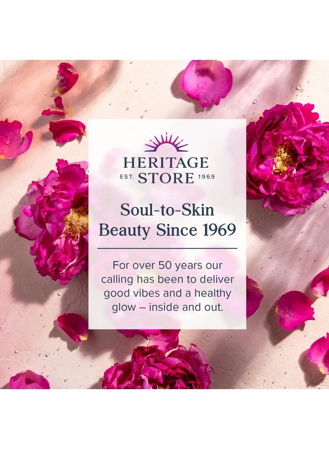 HERITAGE STORE Rose Oil Nourishing Treatment - Hydrating Face Oil for a Natural Glow - Dry to Combination Skin Care w/ Organic Rosehip Seed Oil, Damask Rose, Squalane Oil, Vegan, 60-Day Guarantee, 1oz - Image 5