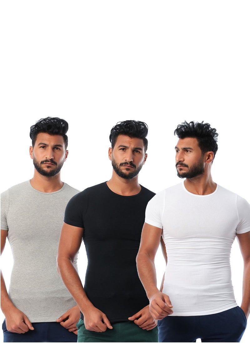 Mesery Bundle Of (3) Round Neck - For Men  - Image 1