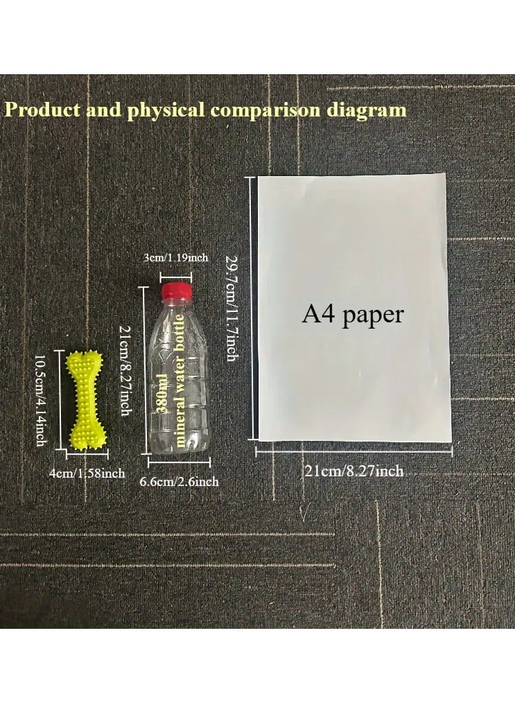 جلوسكي Polka Dot لعبة مضغ الكلب على شكل عظام - عصا فرشاة أسنان مطاطية متينة لتنظيف الأسنان والتدريب واللعب - Image 2