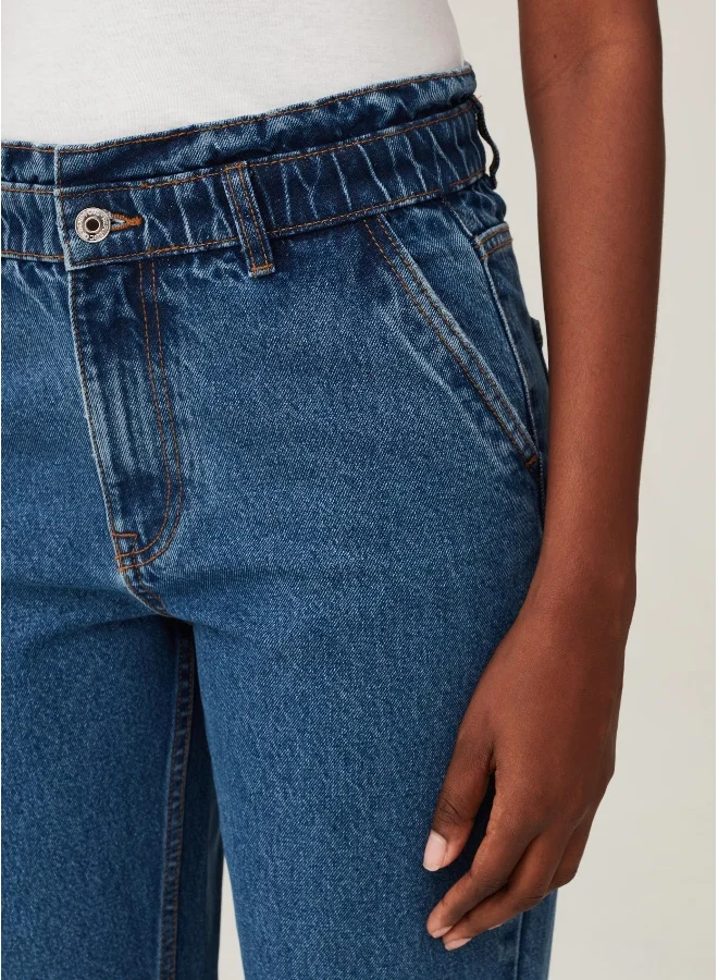 او في اس Cropped slouchy jeans