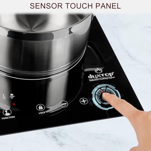 Duxtop Built-in Induction Cooktop, Portable Countertop Burner, Sensor Touch Induction Burner, 170-Minute Timer, Safety Lock, 1800W BT-200T1/8600BI - Image 3