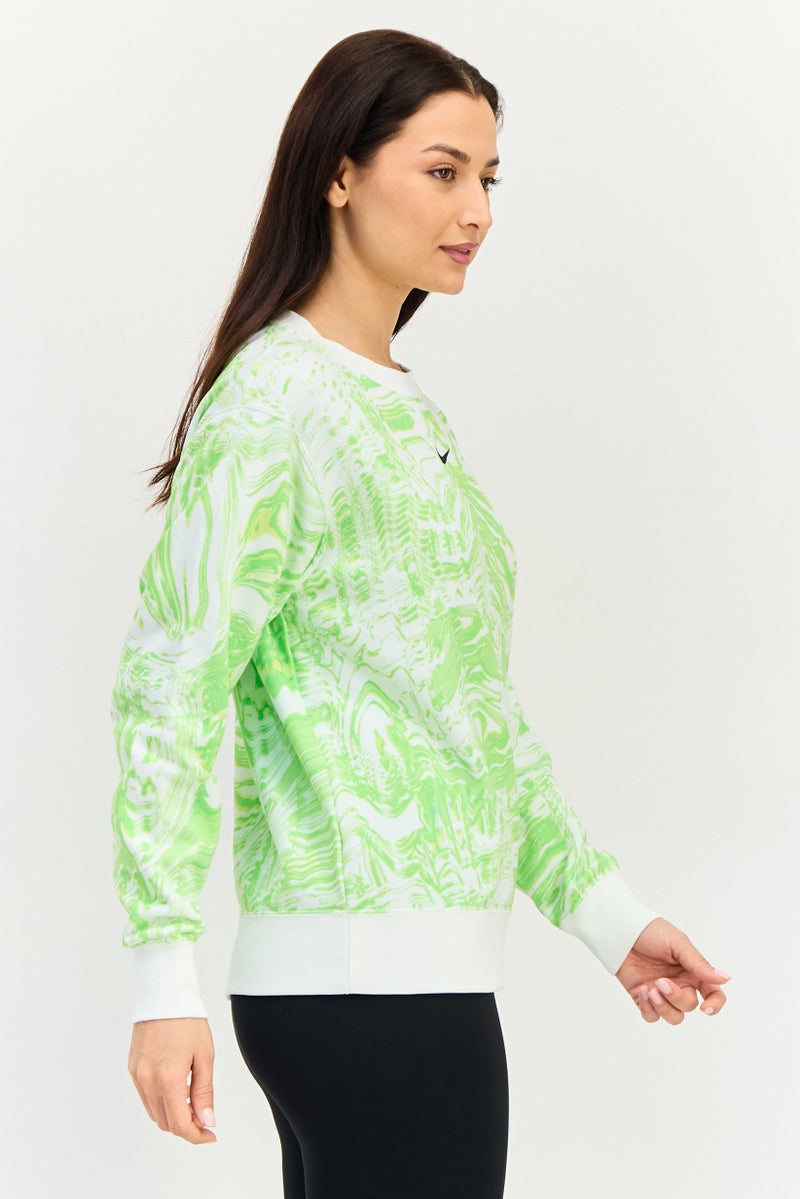 Nike Women Loose Fit Long Sleeve Outdoor Sweatshirt, Multicolor - Image 2