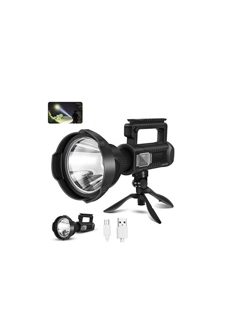 Generic Portable Rechargeable High Lumen Flashlight, Ultra Bright Emergency Flashlight, Waterproof Flashlight, Flashlight for Hunting, Fishing, Hiking, Camping +bag dukan alaa  - Image 2