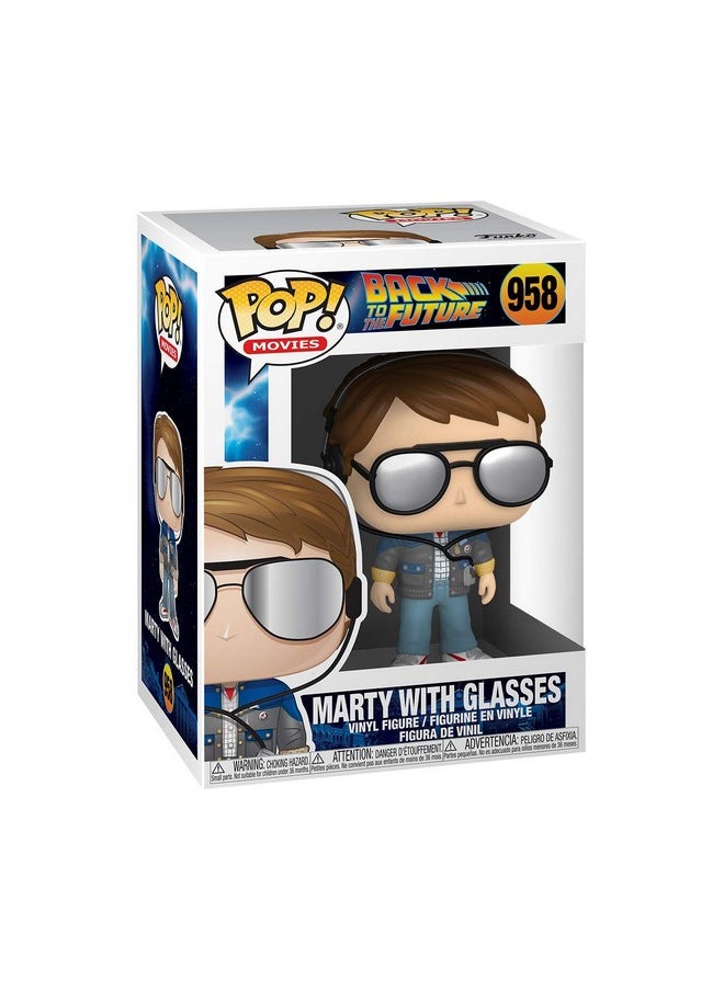 Funko Pop Movies Back To The Future Marty With Glasses  - Image 2
