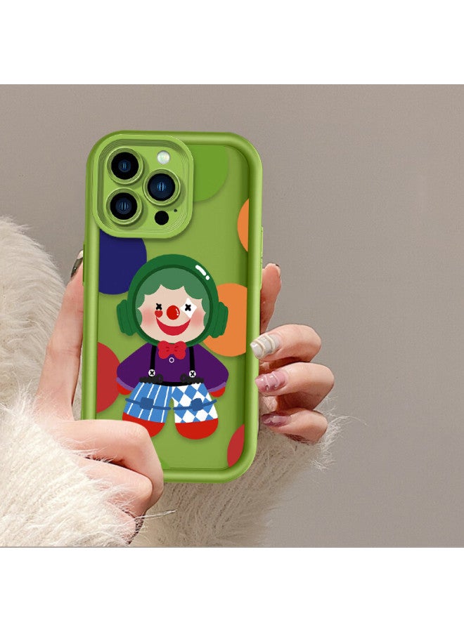 Zitai Apple 15 Phone Case Iphone 15 Pro Max Protective Cover Painted Personalized Creative Anti-Drop Shell [Green Humor] - Image 3