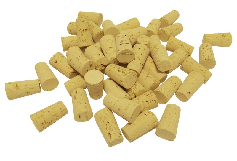 Pack of 25 Cone Shaped Tapered Corks for Wine Bottle Filling Home New