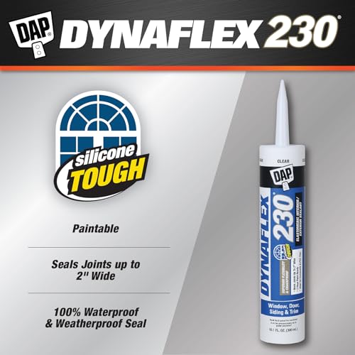 Dap Dynaflex 230 10.1 oz. Clear Premium Exterior/Interior Window, Door and Trim Sealant - Image 2