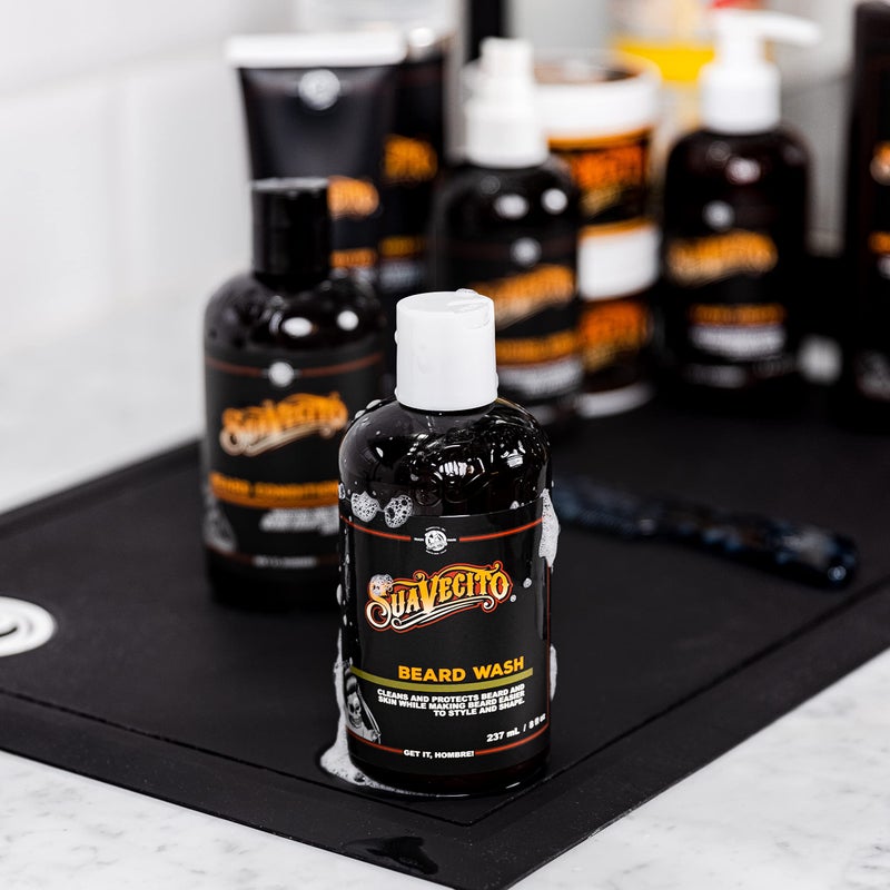 Suavecito Beard Wash Cleansing and Styling Beard Face Wash For Men (8 ounce.) - Image 5