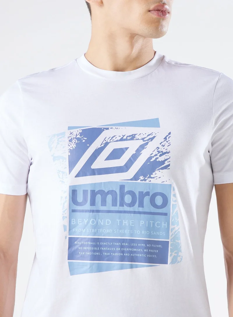 umbro Layered Box Logo Graphic T-Shirt
