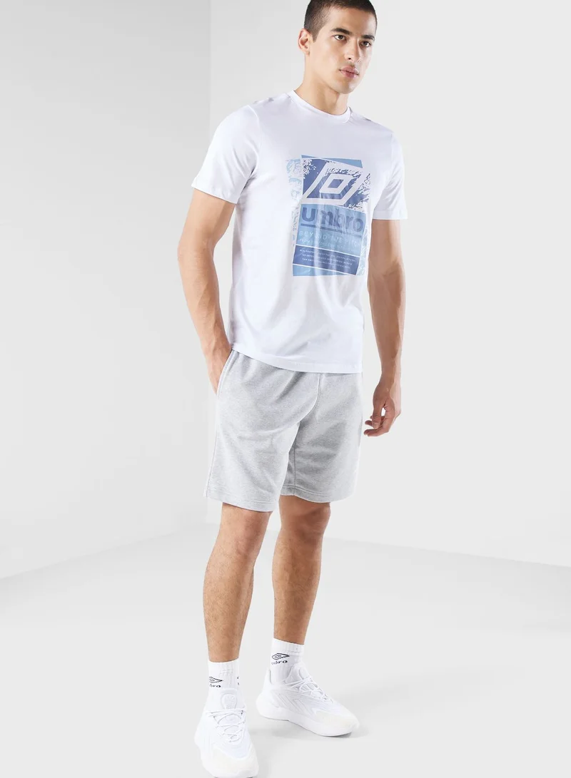 umbro Layered Box Logo Graphic T-Shirt